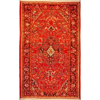 One Of The Kind Persian Sarough Rug 10'11" x 6'8"
